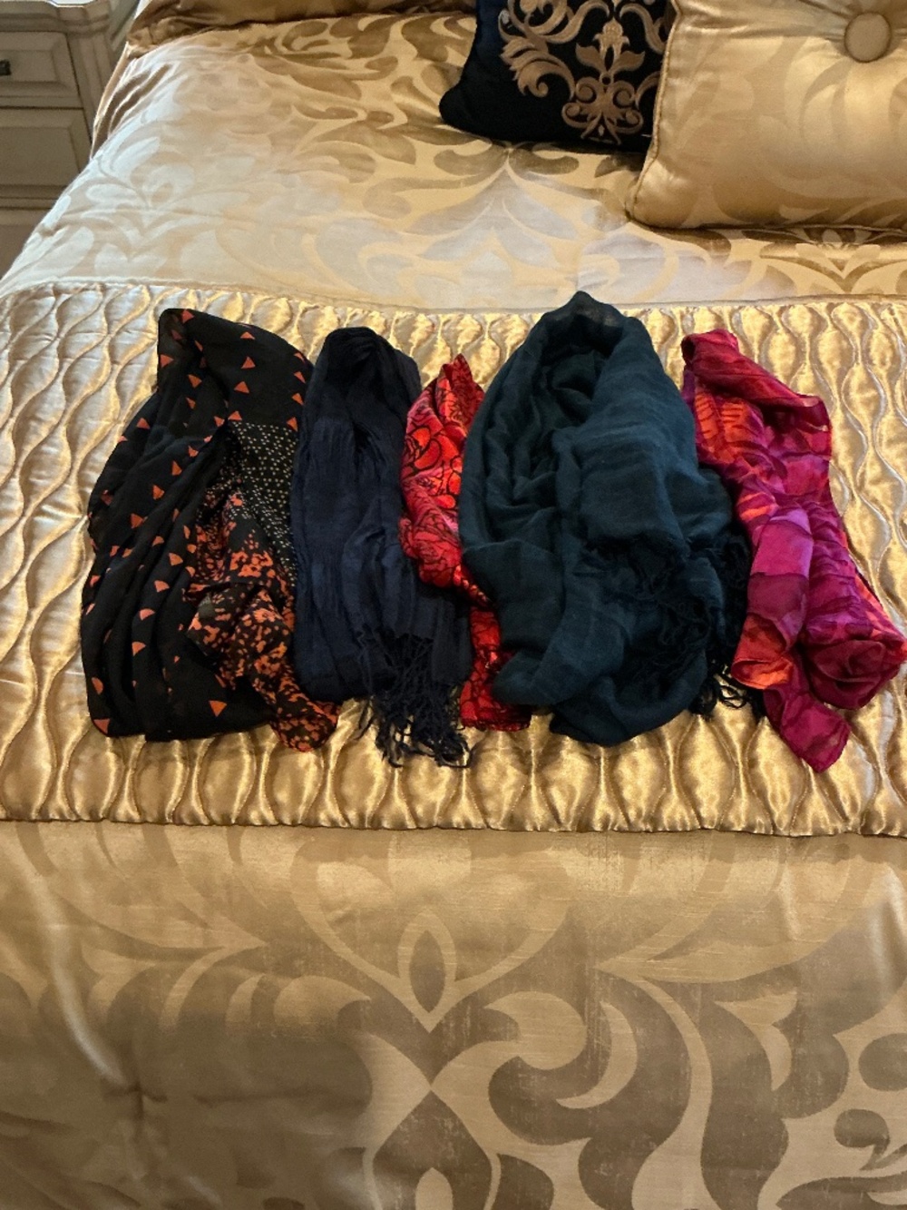 Gorgeous Scarf Lot - 5 from 1990’s to Y2K